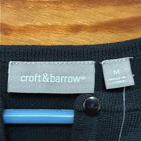 Croft and Barrow Cardinal Sweater size Medium NWT - Picture 5 of 8